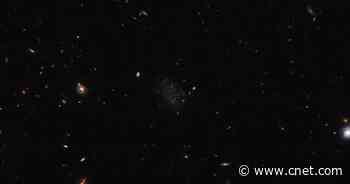 A Stealthy Galaxy Is Hiding in This Hubble Image. Can You Spot It?     - CNET