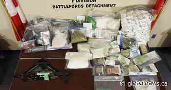 Battlefords RCMP make several arrests after trafficking operation seizes drugs, guns