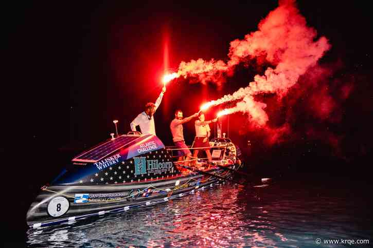 New Mexico team returns after crossing Atlantic Ocean for mental health fundraiser