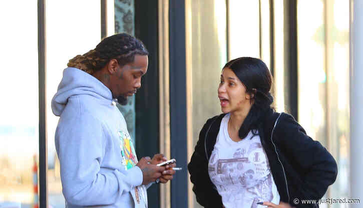 Cardi B & Offset Go Casual During Beverly Hills Outing, Days After Grammys Night