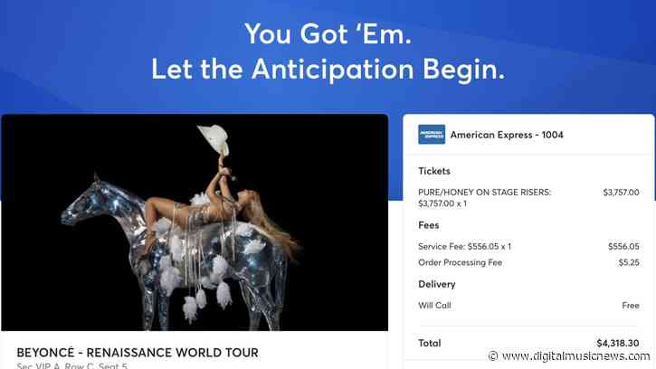 Beyonce Renaissance Tickets Prices Are Reaching $4,000+ Per Ticket