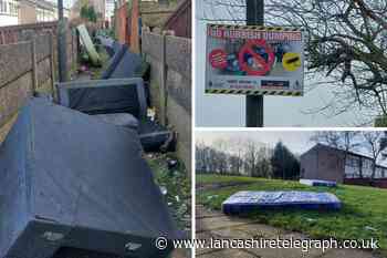 Fly-tippers warned over dumping in 'worst alleyway in Blackburn'