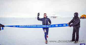 County Durham former paratrooper runs 7 marathons on 7 continents in 7 days