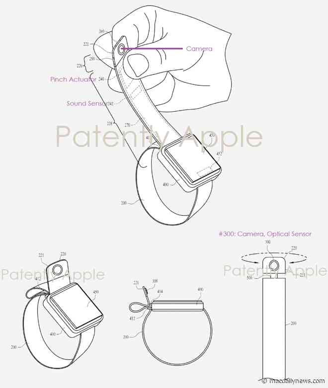 Apple patents hint at Apple Watch with camera