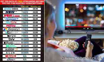 Binge-watch your favourite TV shows for FREE: Crafty tips to save £450