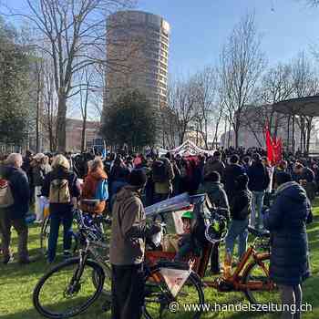 Rund 300 Menschen an "revolutionärer Klimakundgebung" in Basel