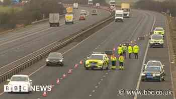 Howden M62 crash: Motorway reopens after two-vehicle collision