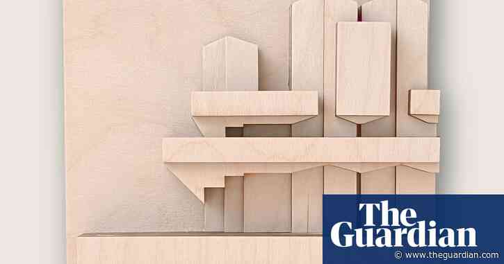 Plywood renderings of modernist buildings – in pictures