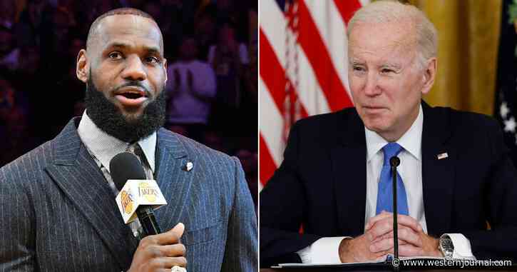 Watch: Biden Booed and Laughed at as He Congratulated LeBron James - 'Everybody's Booing Him!'