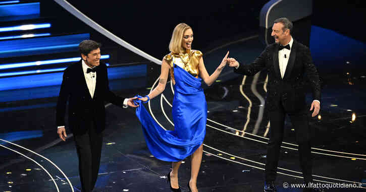 Sanremo 2023, la diretta della finale: Gianni Morandi si commuove omaggiando Lucio Dalla e ‘bussa’ sul corpetto della Ferragni. Fedez in platea piange – FOTO