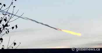 ‘What is that?’: Strange, burning object spotted in sky over B.C.