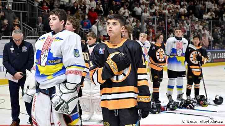 Ukrainian team wins match against Boston at peewee tournament in Quebec City