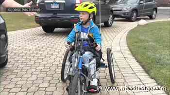Cooper Roberts, 8-Year-Old Boy Wounded in Highland Park Shooting, Gifted Mobility Bike