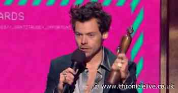 Harry Styles causes Brits 'meltdown' on Twitter as he mentions One Direction in winner's speech