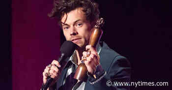 Harry Styles Dedicated a Brit Award to Female Acts Who Weren’t Nominated