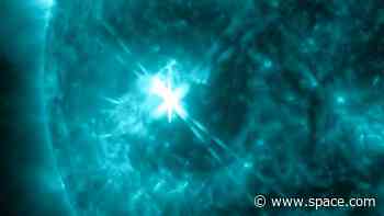 The sun just erupted with a major X-class solar flare. Here's what it looked like on video.