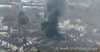 Pictures show thick black smoke after 'deliberate fire' in Eastville