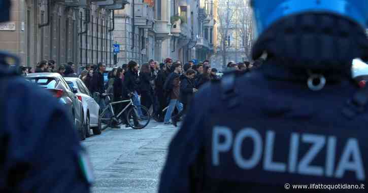 Torino, massima allerta per gli anarchici che tornano in piazza contro il 41-bis a sostengo di Cospito