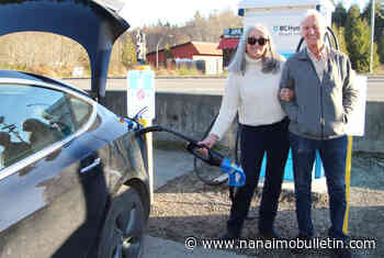 BC Hydro installs new electric vehicle charger at Tofino-Ucluelet junction