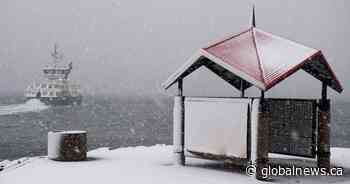 Winter storm warnings cover parts of Atlantic Canada for Monday and Tuesday