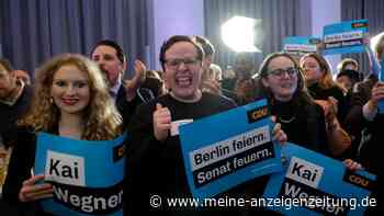 Erste Berlin-Zahlen da: CDU räumt ab – und könnte trotzdem gegen Rot-Rot-Grün der Verlierer sein