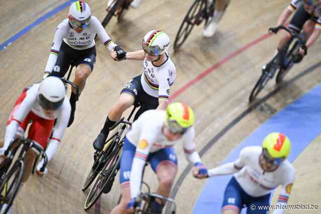Kopecky-Bossuyt en Ghys-Van Den Bossche tuimelen naast het podium in de ploegkoers