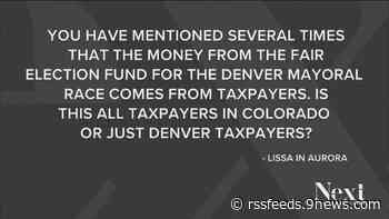 Next Question: How does Denver's Fair Election Fund work?
