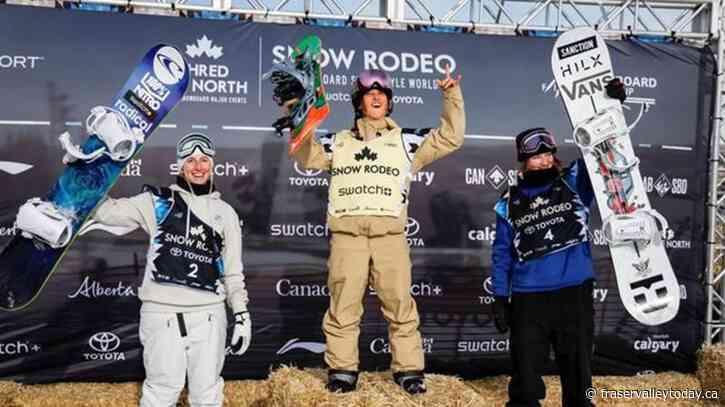 Canadian snowboard Darcy Sharpe wins World Cup slopestyle gold in Calgary