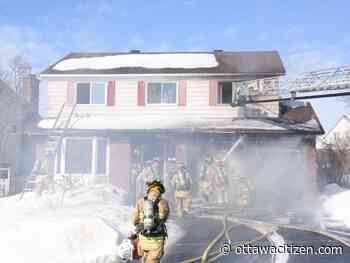 Family escapes intense garage fire in Barrhaven