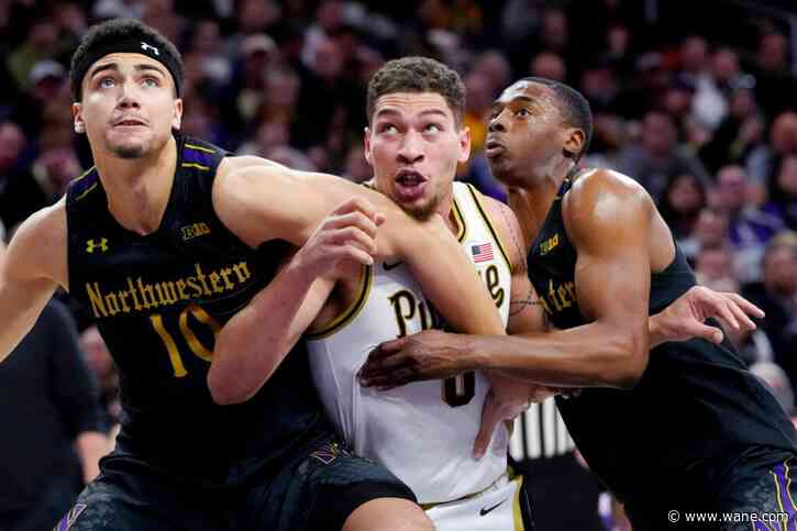 Buie, Audige help Northwestern beat No. 1 Purdue 64-58