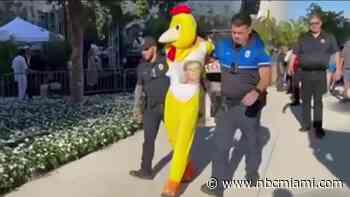 Man Facing Charges After Protest at Commissioner Joe Carollo's Event