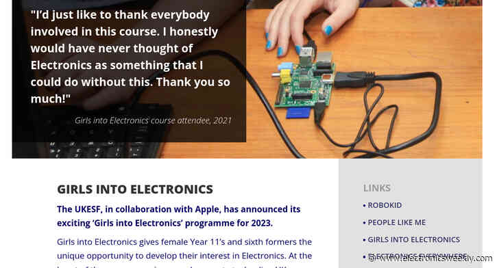 UKESF, Apple partner for ‘Girls into Electronics’ programme
