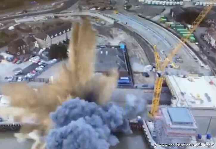 World War 2 bomb unexpectedly detonates at Bam/Farrans site