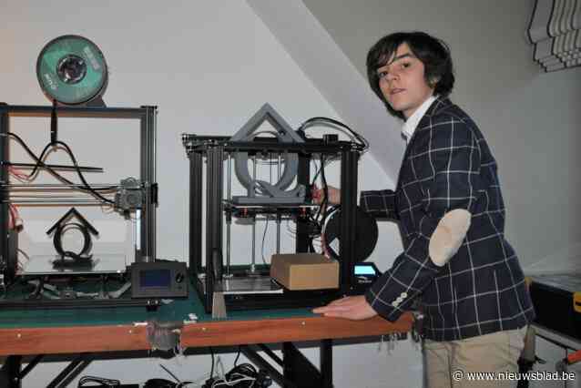 Nathan (13) is met eigen 3D-printbedrijf jongste ondernemer van het land: “Ik voerde nu al enkele bestellingen vanuit het buitenland uit”