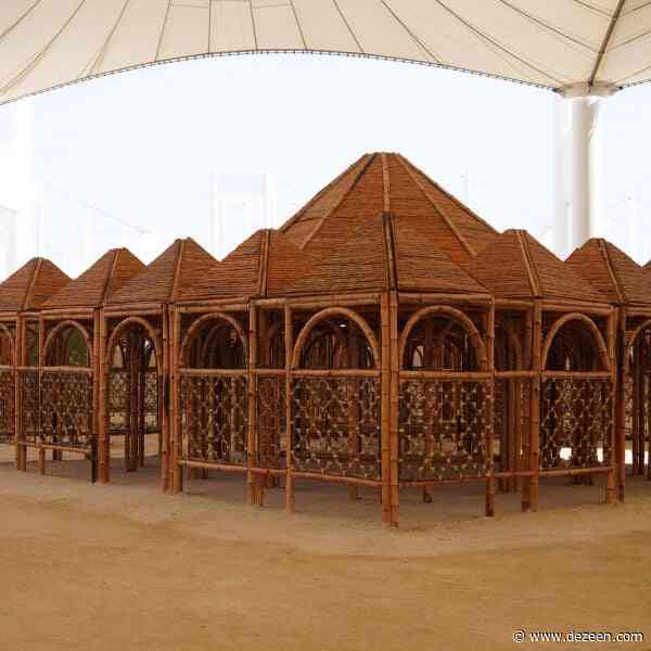 Yasmeen Lari creates bamboo pop-up mosques for Islamic Arts Biennale
