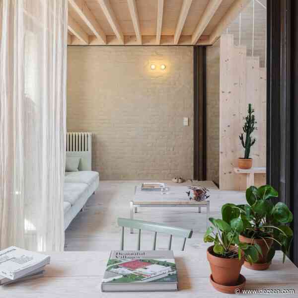 Hé! converts Brussels warehouse into apartments using raw and natural materials