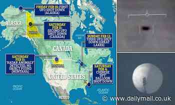 Could shot down UFO be the infamous 'Tic Tac' caught on video?