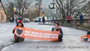 Klima-Protest: "Letzte Generation" will Neue Straße in Ulm blockieren