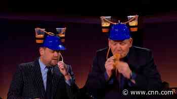 Watch how many times Gordon Ramsay spat out food while judging Super Bowl snacks