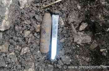 POL-HI: Alfeld - Nachtragsmeldung zum Auffinden einer Granatpatrone