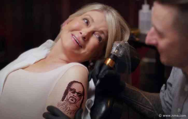 Martha Stewart gets huge tattoo of Snoop Dogg in Super Bowl commercial