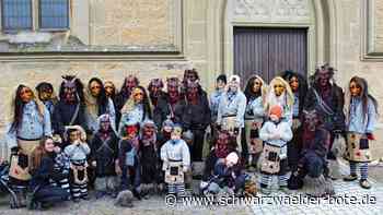 Teufelsbrut aus Altensteig-Wart: Die Mitglieder der jungen Zunft sind weit verstreut