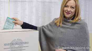 Regionalwahlen in Italien: Giorgia Meloni besteht erste Testwahl