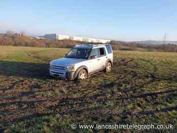 Padiham: Car seized after motorist drove over field