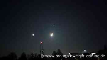 Spektakuläre Aufnahme zeigt Feuerball über Ärmelkanal