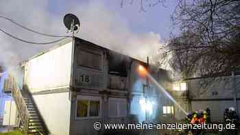 Ein Toter bei Feuer in Hamburger Flüchtlingsunterkunft