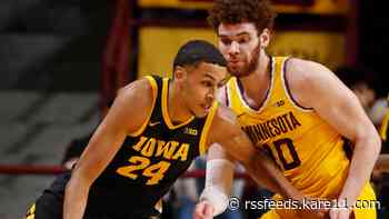 Murray scores 28 with 14 boards; Iowa beats Minnesota 68-56