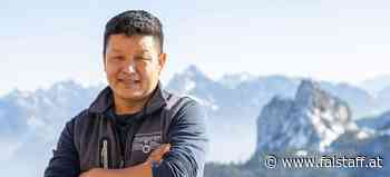 Erste nepalesische Hütte in den Bergen Deutschlands