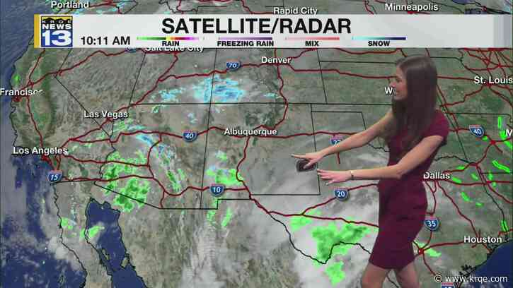 First of two storms impacting the state today