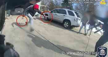 Bodycam footage shows knife-wielding suspect charge Aurora police
